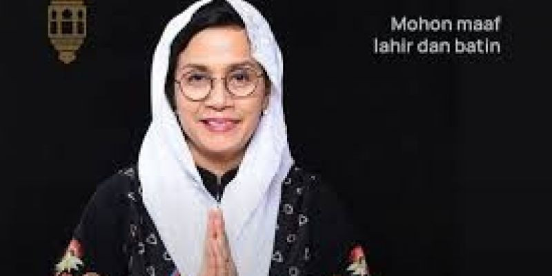 Foto Ucapan Idul Adha Sri Mulyani /net 