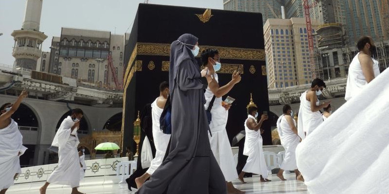 Ilustrasi tawaf wada'/Net