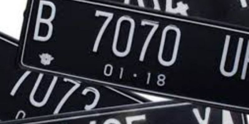ilustrasi pelat nomor kendaraan/net 
