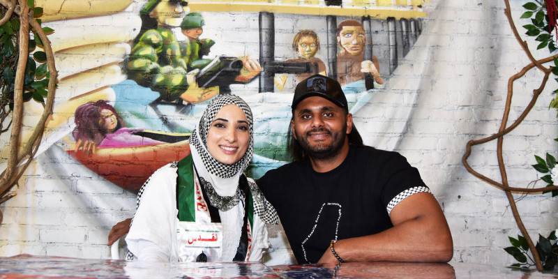 Ayat Masoud dan suami, pemilik Ayat Restaurant di Brooklyn, Amerika Serikat/Net