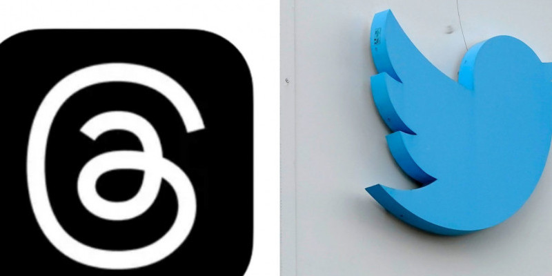 logo Threads dan Twitter/net 