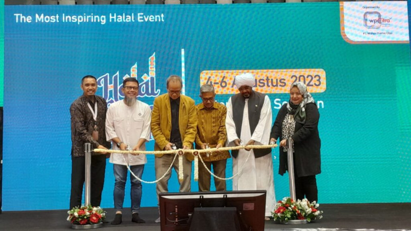 Halal Fair 2023 resmi dibuka, Jumat (4/8) dan berlangsung hingga Minggu (6/8) di Istora Senayan, Jakarta/Farah