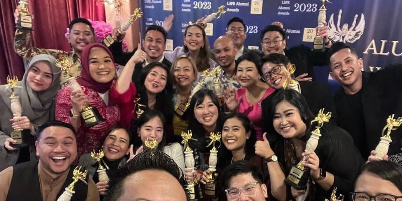 Para alumni penerima penghargaan LSPR Alumni Awards & Corporate Awards 2023/Ist