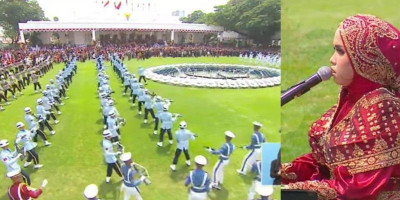 Putri Ariani Nyanyikan <i>Rungkad</i>, Pejabat Negara & Tamu Undangan Perayaan HUT RI ke-78 Berjoget Penuhi Halaman Istana Merdeka