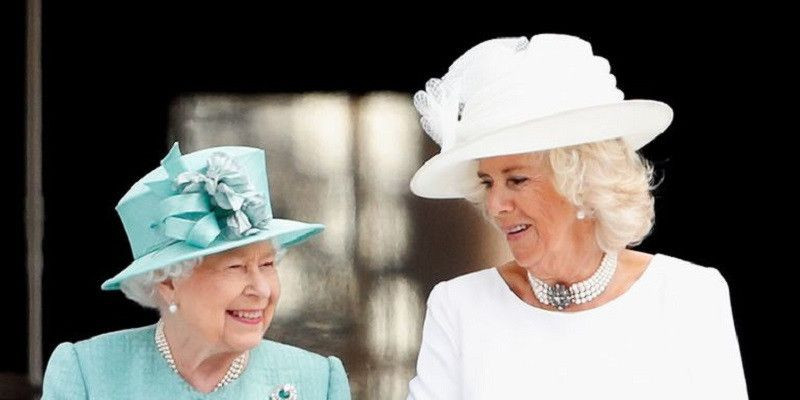 Ratu Elizabeth II dan Camilla/Net