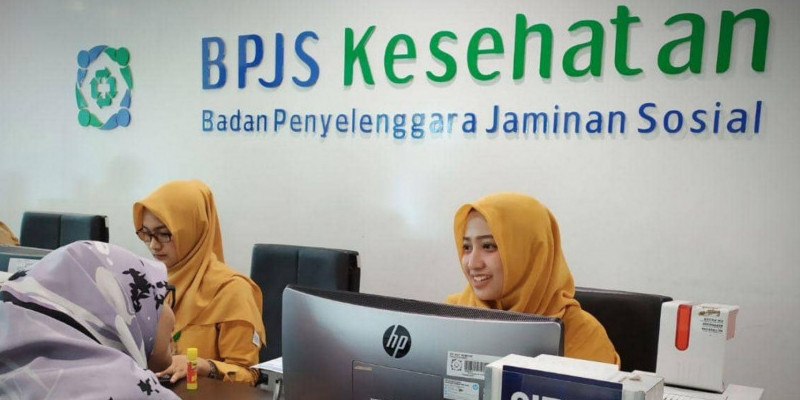 Ilustrasi suasana pelayanan nasabah di kantor BPJS Kesehatan di Jakarta/net 