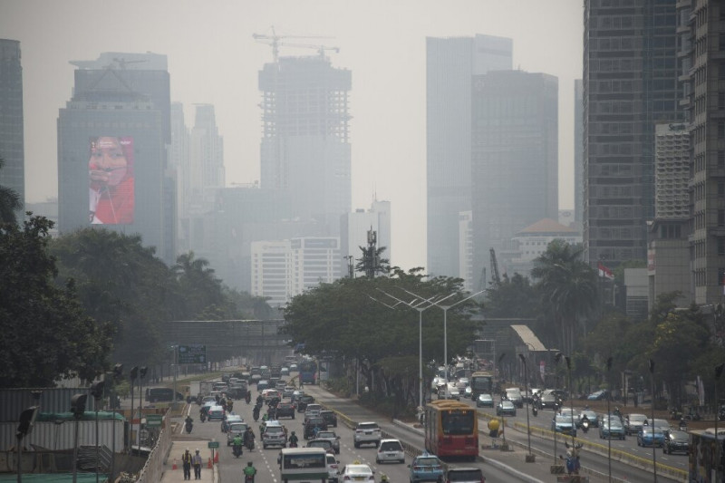 Polusi udara Jakarta kian membahayakan/Net