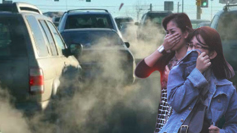 Polusi udara disebabkan oleh banyak hal, salah satunya asap knalpot dari kendaraan bermotor. Polusi udara ini sangat mengganggu kesehatan warga, utamanya saluran pernapasan/Net