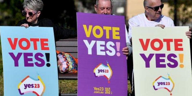 Para pendukung referendum Australia/EPA