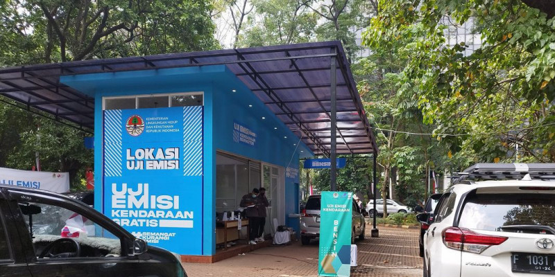 Program uji emisi gratis yang salah satunya dilakukan oleh DLH DKI Jakarta, sepi peminat/Net