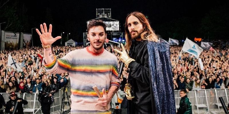 Thirty Second to Mars saat tampil di Warsaw, Polandia Juni 2023/@30secondstomars