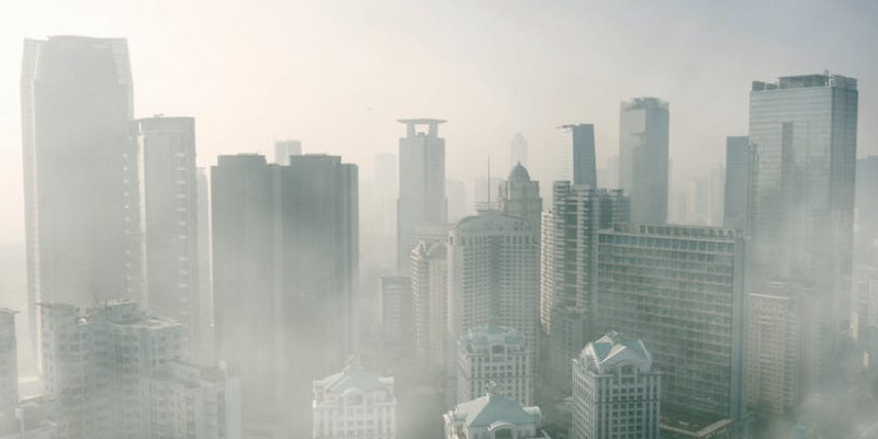 Ilustrasi polusi udara di Jakarta sekitarnya/NET