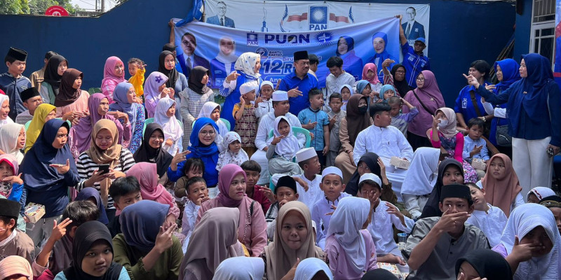 Ratusan anak yatim di Bogor dapat santunan pada kegiatan program 