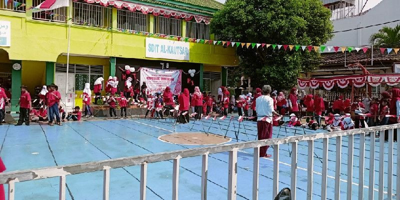 Ilustrasi kegiatan outdoor anak saat lomba 17-an/Ist.