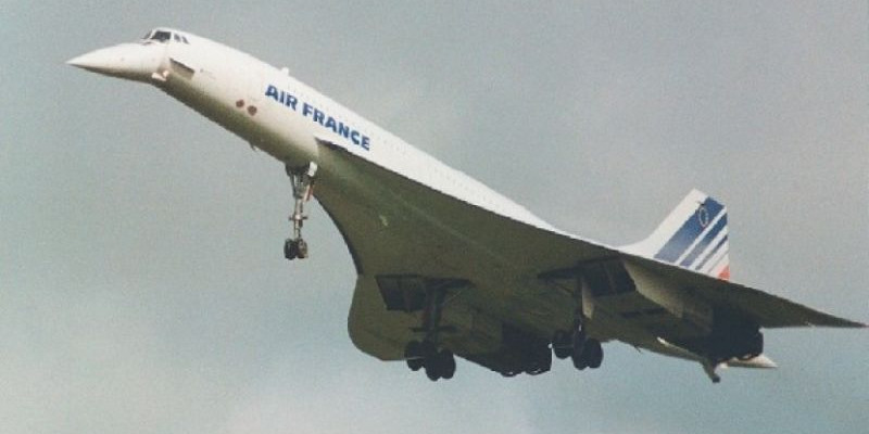 Ilustrasi pesawat jet supersonik Concorde yang memiliki kecepatan 3.000 mil per jam/NET 