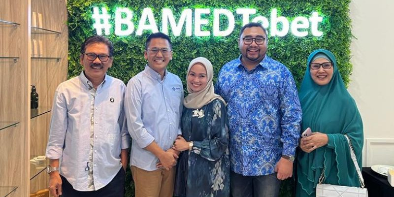 Para owner, founder, dan CEO BAMED saat membuka cabang baru di bilangan Tebet, Jakarta Selatan, Kamis (7/9)/Net 