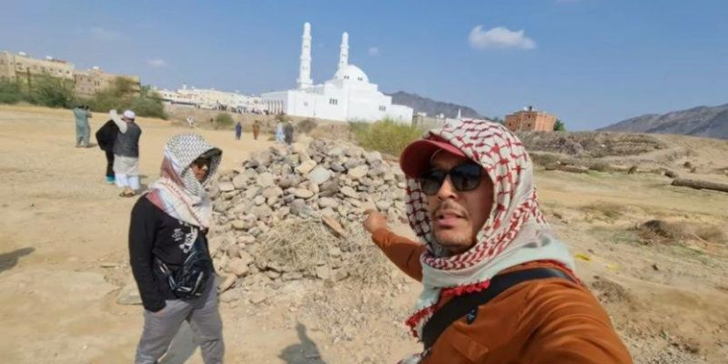 Lokasi makam Abu Jahal di Arab Saudi, sering tercium aroma tak sedap di sekitarnya/Net