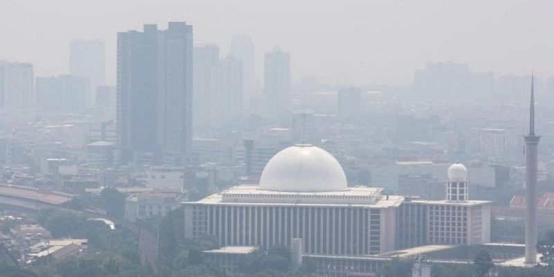 Ilustrasi kemarau panjang mengakibatkan polusi udara yang buruk di Jakarta/NET 