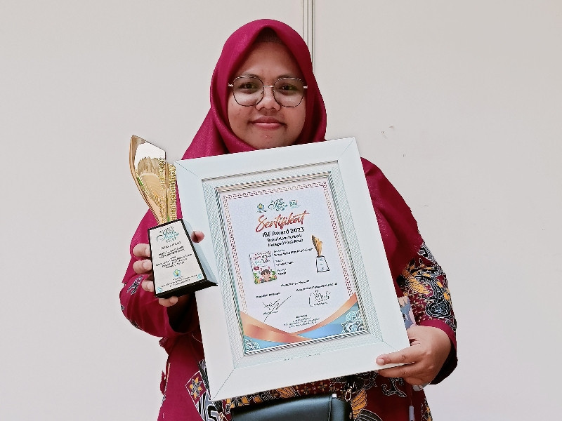 Fadila Hanum, pemenang kategori Buku Fiksi Anak Terbaik IBF 2023/FARAH