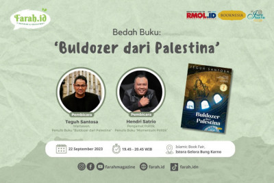 Bedah Buku “Buldozer dari Palestina” Ramaikan Gelaran IBF 2023 di Hari Ketiga