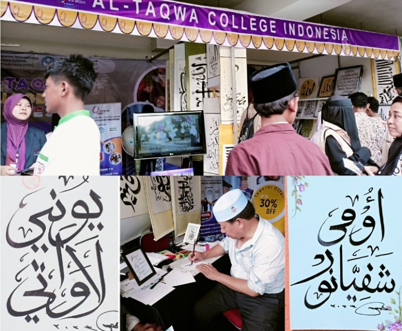 Suasana stan Al Taqwa College pada hari ketiga Islamic Book Fair (23/9)/FARAH