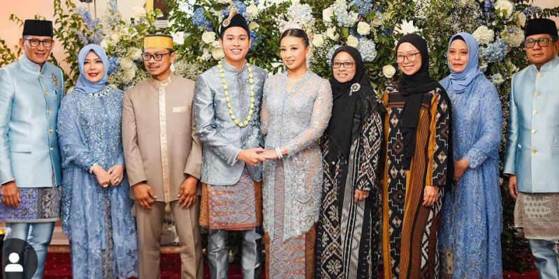Momentum Menteri Pariwisata dan Ekonomi Kreatif (Menparekraf) Sandiaga Salahuddin Uno menikahkan anak pertamanya Anneesha Atheera Uno di  Masjid Al Hikmah New York, Amerika Serikat, Sabtu (23/9)/NET