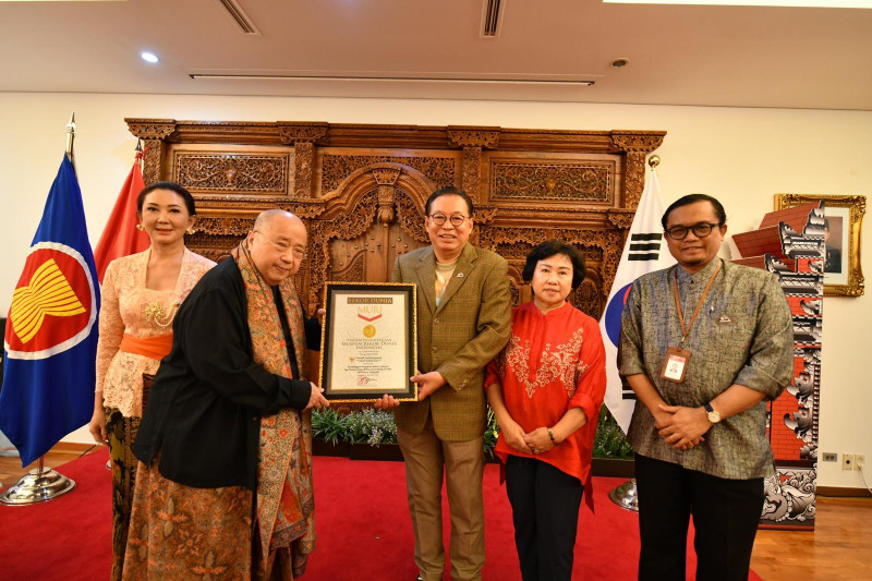 Penganugerahan rekor MURI di Seoul (27/9)/ist 