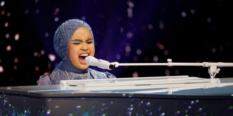 Putri Ariani di ajang final AGT 2023/NBC