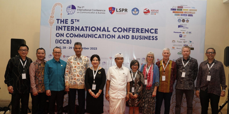 Para pembicara dalam konferensi internasional yang digelar oleh LSPR di Bali/Ist