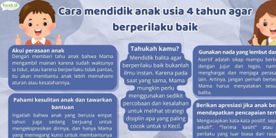 Si Kecil Berusia 4 Tahun, Ayah Bunda Bisa Tanamkan Perilaku Luhur dengan Cara Ini