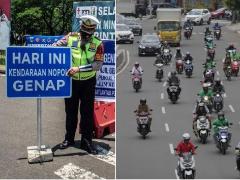 Menakar seberapa efektif ganjil-genap untuk motor/Grafis; Nisrinaa Salsabila