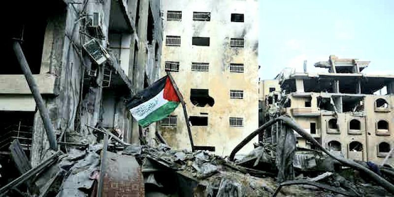 Kondisi Gaza yang porak-poranda (11/10)/Anadolu