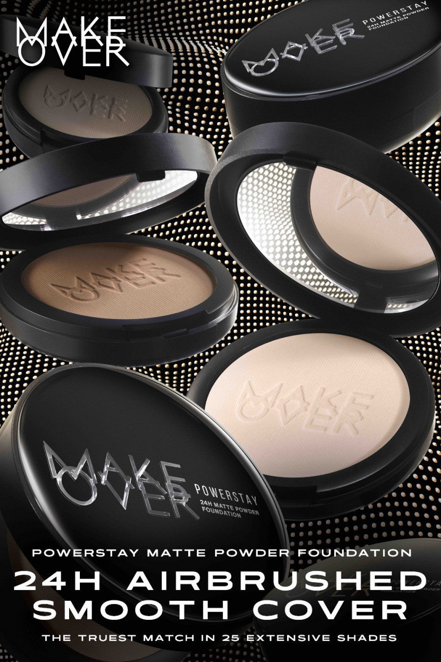 Make Over Powerstay 24H Matte Powder Foundation hadir untuk mengatasi kulit wajah berminyak/Dok Make Over