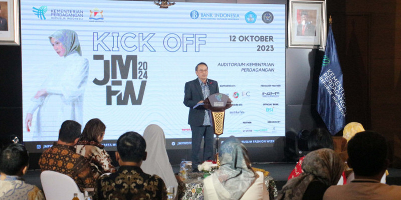 Kementerian Perdagangan kembali menggandeng berbagai stake holder untuk menggelar Jakarta Muslim Fashion Week 2024 di ICE BSD Tangerang, akhir Oktober mendatang/Dok Kemendag