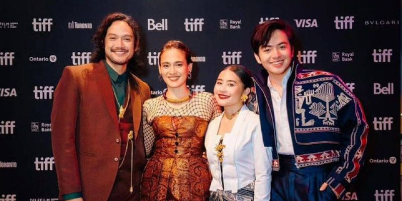 Pemeran film Budi Pekerti (ki-ka) Dwi Sasono,Sha Ine Febriyanti, Prilly Latuconsina, dan Angga Yunanda di TIFF 2023/@filmbudipekerti