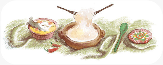 Papeda ala Google Doodle/Google