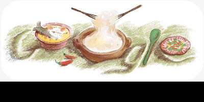 Peringati Deklarasi Warisan Budaya Takbenda, Google Doodle Ubah Tampilan Jadi Papeda