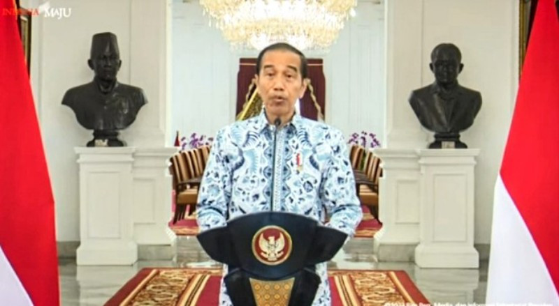 Pernyataan pers Presiden Joko Widodo tentang Palestina (30/10)/Tangkapan layar YouTube Sekretariat Presiden