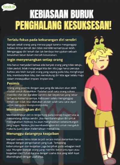 Stop Melakukan Kebiasaan Ini, Menghalangi Kesuksesan