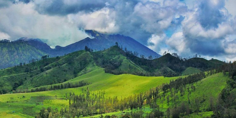 Pemandangan indah Geopark Ijen/Instagram @kawahwurung