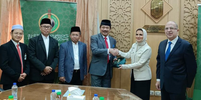 Pertemuan BAZNAS RI dan Bayt Zakat Wa As-Shadaqat di Mesir (23/11)/Dok. BAZNAS