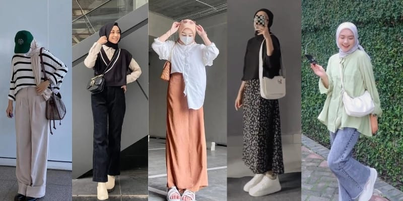 Outfit nyaman yang bisa dikenakan untuk hijaber/Instagram@daily.hijaboutfit_