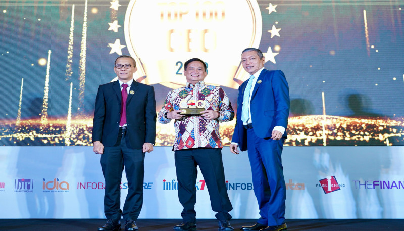 Arief Mulyadi dalam acara penghargaan Top 100 CEO 2023 (512)/Dok. PNM