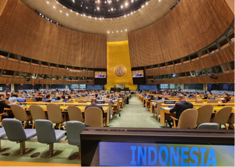 Indonesia menjadi pemersatu negara-negara di dunia lewat Resolusi Ekraf di PBB/kemlu.go.id