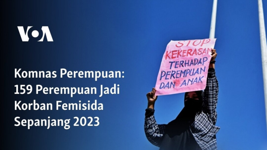 Ilustrasi stop kekerasan terhadap perempuan, stop femisida intim/VOA Indonesia