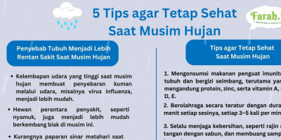 Jangan Lengah, Jaga Kesehatan di Musim Hujan