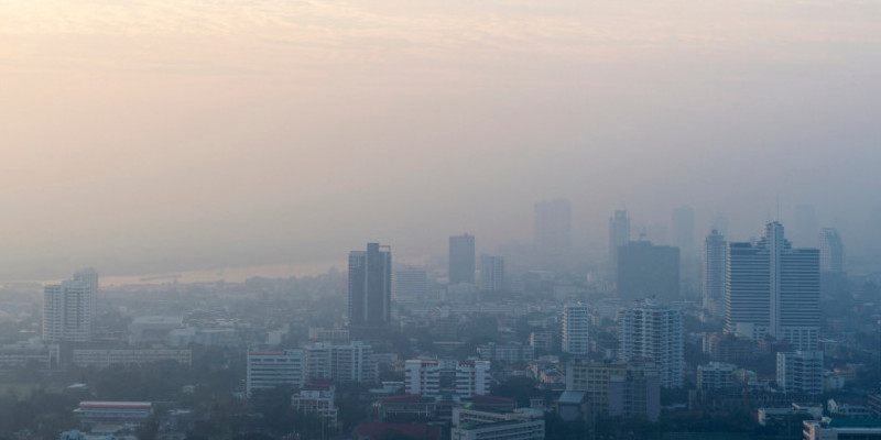 Ilustrasi polusi udara/Freepik