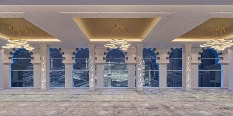 Mushola gantung di Makkah di ketinggian lantai 36-38/X @ThamerAlbugami