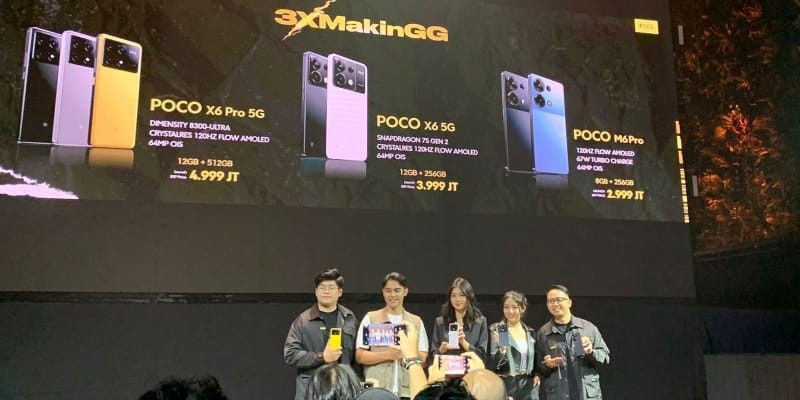 Peluncuran Poco X6 Pro 5G dan Poco X6 5G (1/2)/Farah.id-Rizqina Azzahra