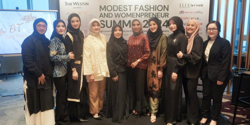 Para perempuan pengusaha yang akan terlibat dalam event Modest Fashion & Womenpreneur Summit 2024 di Kuala Lumpur, Malaysia/Farah.id